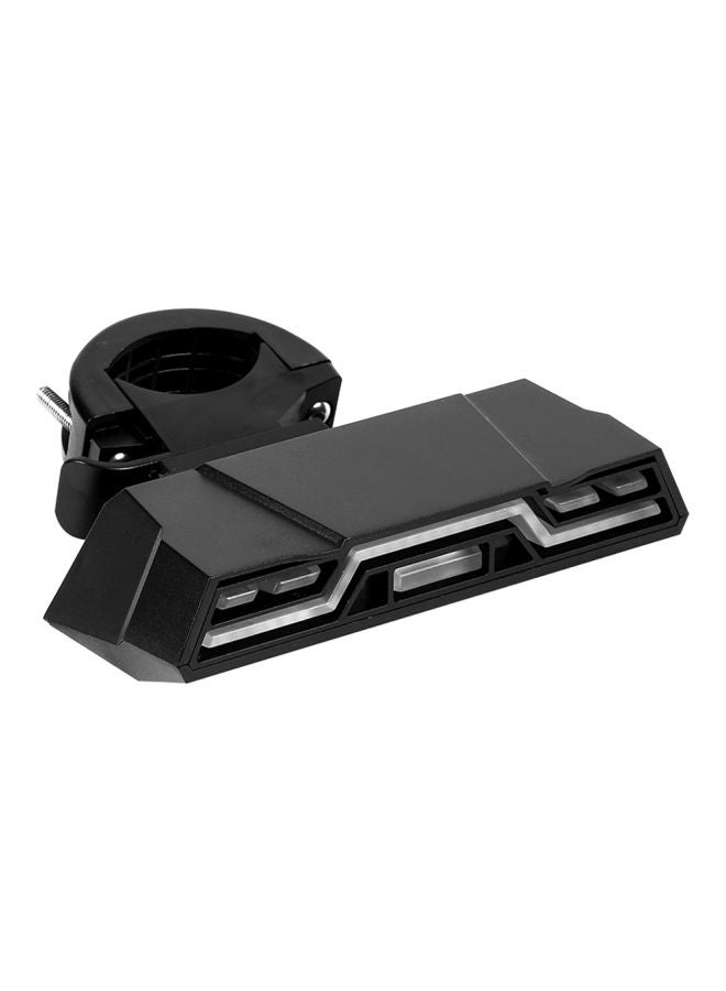 مصباح LED خلفي للدراجة قابل للشحن عبر USB – إضاءة خلفية فائقة السطوع 85 لومن مع ريموت لاسلكي - Image 1