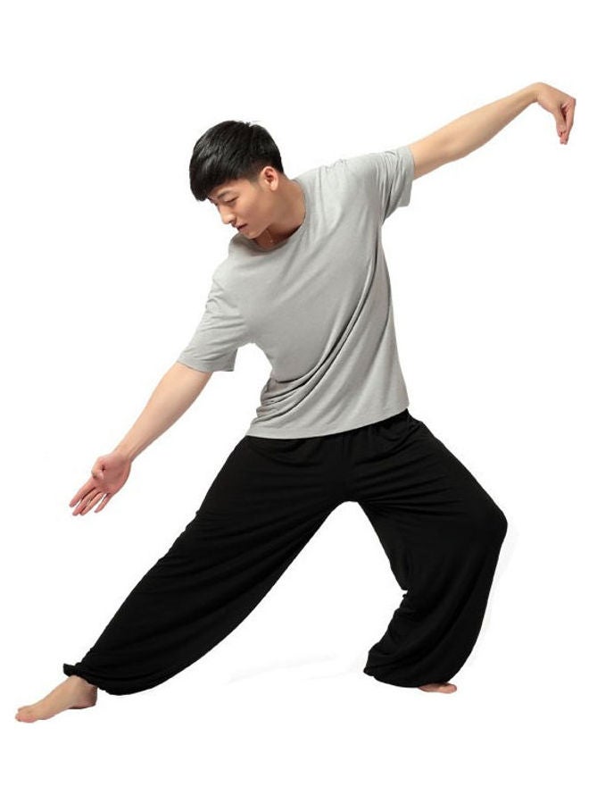 Solid Mid-Rise Trousers Ink Balck  - Image 2