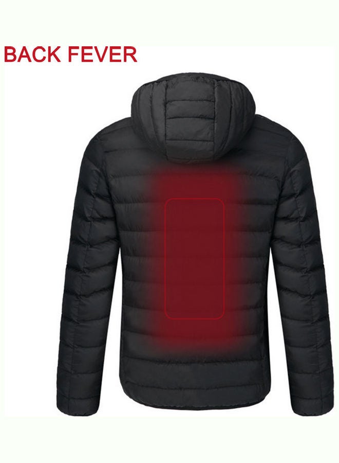 USB Heated Jacket Blue - Image 5