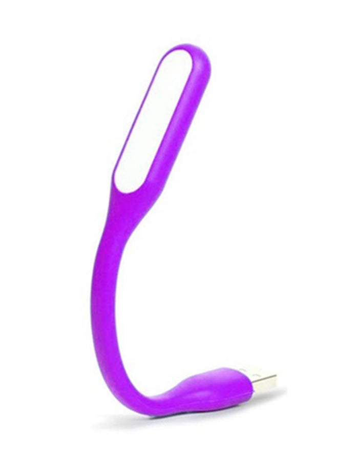 3-Piece Flexible Mini USB LED Night Light For Laptop And Power Bank Purple 16.51x1.78x0.89cm - Image 4