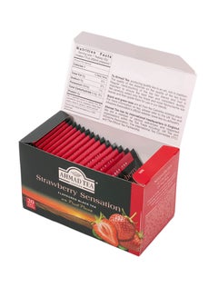 Ahmad Tea Strawberry Sensation Black Tea 2grams Pack of 20  - Image 2