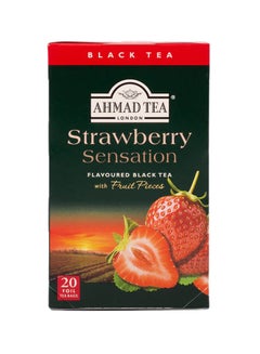 Ahmad Tea Strawberry Sensation Black Tea 2grams Pack of 20  - Image 4
