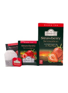 Ahmad Tea Strawberry Sensation Black Tea 2grams Pack of 20  - Image 5