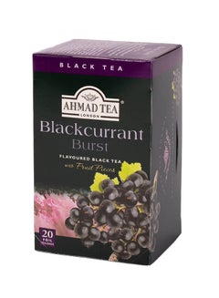 Ahmad Tea Blackcurrant Burst Flavoured Black Tea 2grams Pack of 20  - Image 3