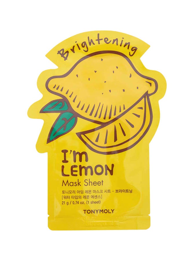 Tony Moly I'm Lemon Mask Sheet Brightening 21ml 