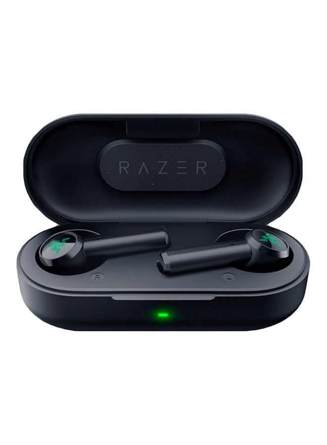 ريزر سماعات أذن داخلية تدعم تقنية البلوتوث مع علبة شحن أسود - Image 1