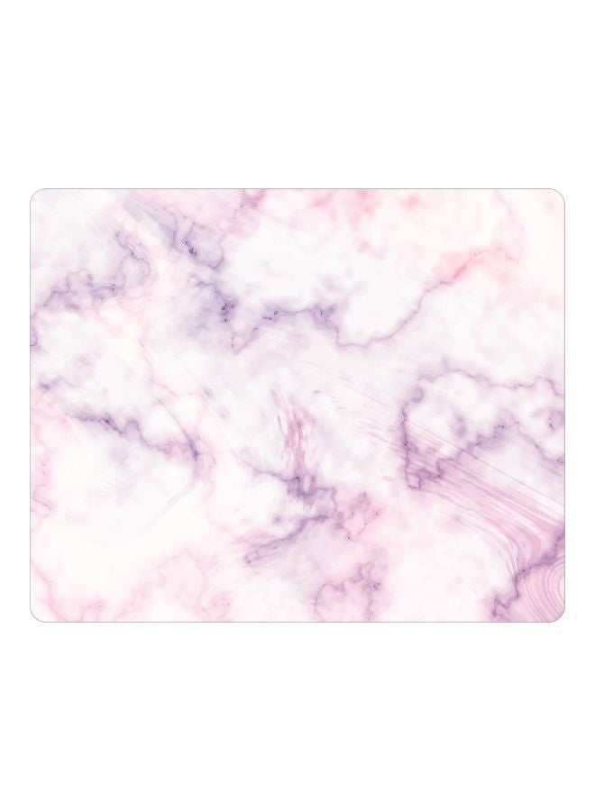 Stylizedd Marble Cotton Candy Printed Gaming Mousepad Purple/White  - Image 1