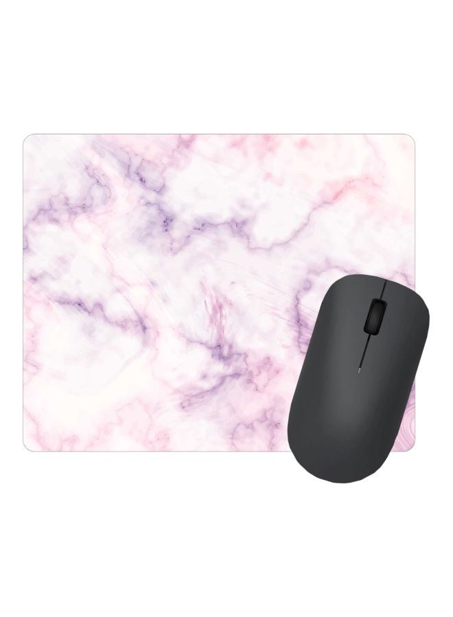 Stylizedd Marble Cotton Candy Printed Gaming Mousepad Purple/White  - Image 2