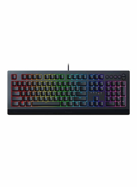 Razer Cynosa V2 Gaming Keyboard: Customizable Chroma RGB Lighting - Individually Backlit Keys - Spill-Resistant Design - Programmable Macro Functionality - Dedicated Media Keys