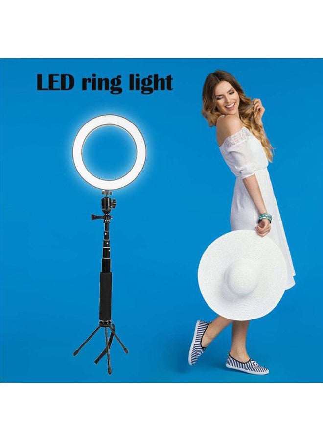 مصباح LED حلقي صغير أبيض - Image 3