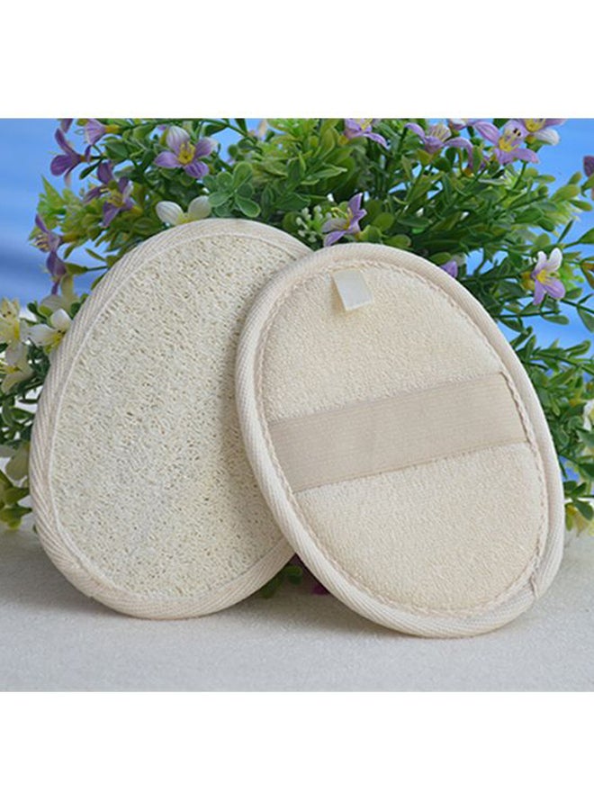 Exfoliating Loofah Pad Beige 16.05x11.15x0.75cm - Image 1