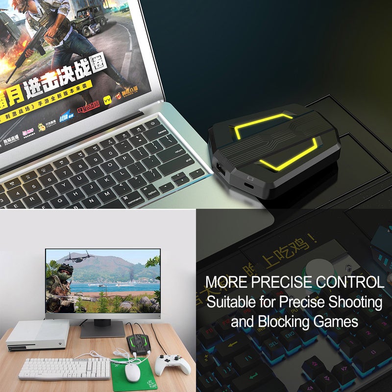HXSJ P6 Wired Converter Adapter Mouse Keyboard Controller  - Image 3