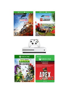 Xbox One S 1TB With Multiple Games (Forza Horizon 4, Forza Horizon 4 Lego Speed, Apex Legends Founders Pack, Plants Vs Zombies Garden Warfare)