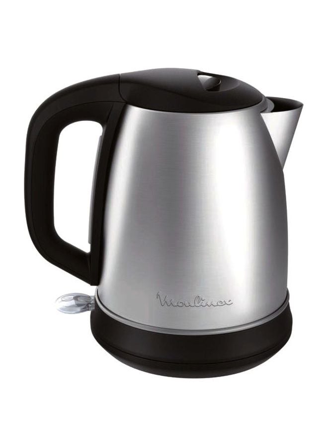 Moulinex - Subito Selecet Electrical Kettle, Silver, Large Capacity Water Boiler, Stainless Steel 1.7 L 2400 W BY550D27 Silver/Black - Image 1
