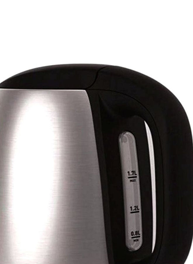 Moulinex - Subito Selecet Electrical Kettle, Silver, Large Capacity Water Boiler, Stainless Steel 1.7 L 2400 W BY550D27 Silver/Black - Image 1