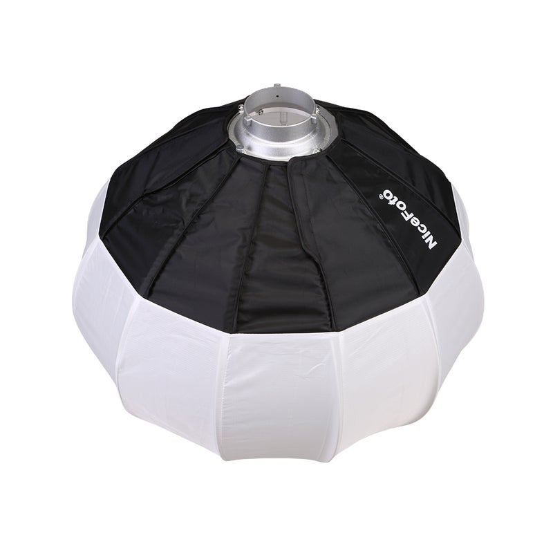 Generic - Foldable Lantern Style Ball Shape Soft Box 50cm Black/White - Image 1