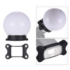 Generic On-Camera Flash Diffuser Ball For Nikon Canon Yongnuo Godox Sigma Andoer Neewer Vivitar Speedlight 15cm Multicolour  - Image 3