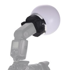 Generic On-Camera Flash Diffuser Ball For Nikon Canon Yongnuo Godox Sigma Andoer Neewer Vivitar Speedlight 15cm Multicolour  - Image 5