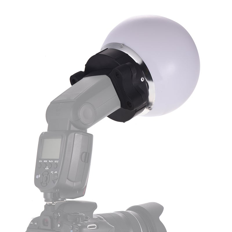 Generic - On-Camera Flash Diffuser Ball For Nikon Canon Yongnuo Godox Sigma Andoer Neewer Vivitar Speedlight 15cm Multicolour - Image 1