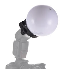 Generic On-Camera Flash Diffuser Ball For Nikon Canon Yongnuo Godox Sigma Andoer Neewer Vivitar Speedlight 15cm Multicolour  - Image 4