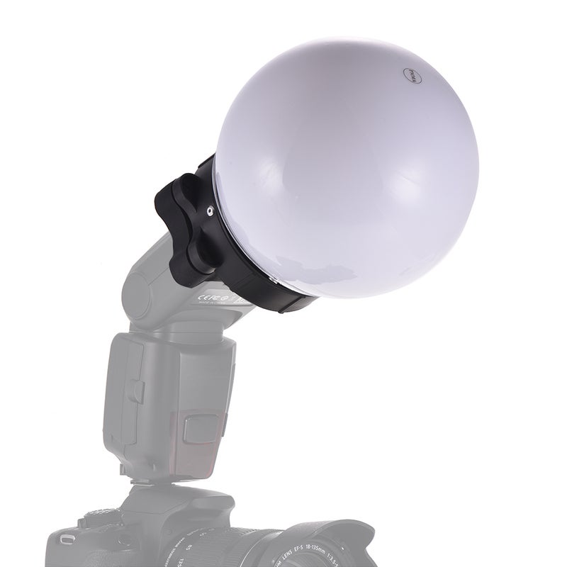 Generic - On-Camera Flash Diffuser Ball For Nikon Canon Yongnuo Godox Sigma Andoer Neewer Vivitar Speedlight 15cm Multicolour - Image 1