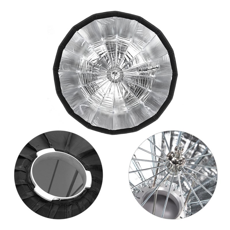 Godox Portable Deep Parabolic Umbrella Soft Box For Godox AD400Pro Flash Light 65cm Multicolour - Image 3