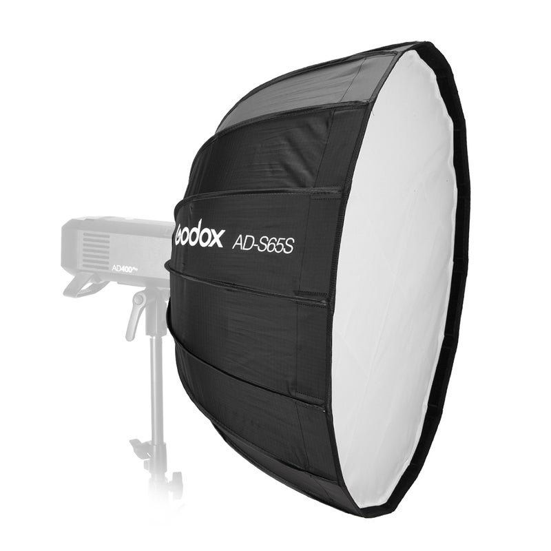 Godox Portable Deep Parabolic Umbrella Soft Box For Godox AD400Pro Flash Light 65cm Multicolour - Image 4