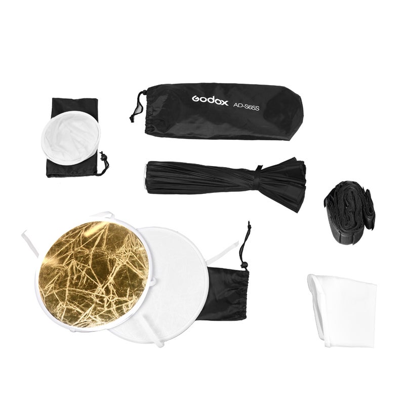 Godox Portable Deep Parabolic Umbrella Soft Box For Godox AD400Pro Flash Light 65cm Multicolour - Image 5