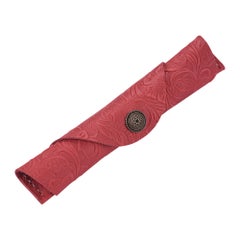 Generic Antique Leather Pen Case Fountain Handmade Sleeve Bag Pouch Protector Multicolour  - Image 1