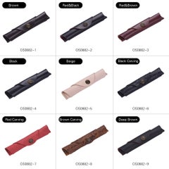 Generic Antique Leather Pen Case Fountain Handmade Sleeve Bag Pouch Protector Multicolour  - Image 3