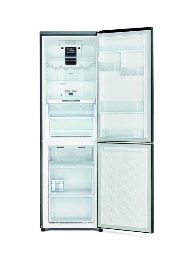 HITACHI - 410L Gross, Net 330L Bottom Mount Double Door Refrigerator 10 Year Warranty on Inverter Compressor, Refrigerator Dual Fan Cooling Hybrid Freezing Big Bottle Shelf-1 Year Warranty RBG410PUK6X Black - Image 1