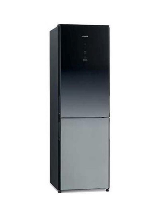 HITACHI - 410L Gross, Net 330L Bottom Mount Double Door Refrigerator 10 Year Warranty on Inverter Compressor, Refrigerator Dual Fan Cooling Hybrid Freezing Big Bottle Shelf-1 Year Warranty RBG410PUK6X Black - Image 1