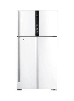 هيتاشي ثلاجة ببابين مقاس 24.8 قدم مكعب R-V905PS1KV أبيض نسيجي  - Image 1