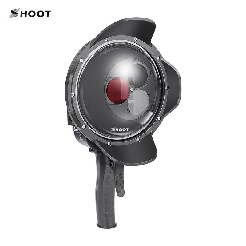 Generic - Dome Port Lens Dive Underwater Case Housing For GoPro Hero 7/Hero 6/Hero 5 Black - Image 1