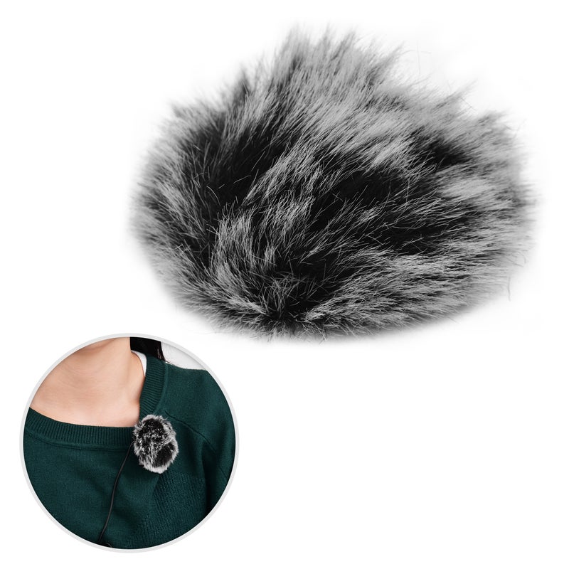 ماركة غير محددة ميكروفون Furry يثبّت بمشبك يثبّت على الزجاج الأماميّ للسيارة LU-DD996 رمادي  - Image 5