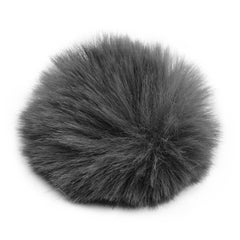 Generic Clip-On Furry Microphone Windshield Mic LU-DD997 Grey  - Image 3