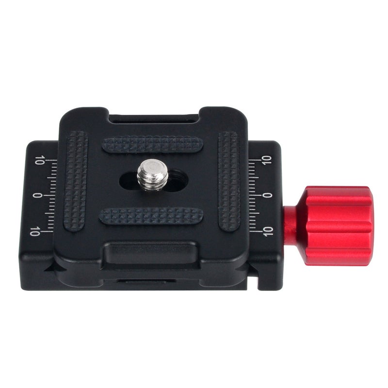 ANDOER DC-34 Quick Release Plate Clamp Adapter Red/Black - Image 2