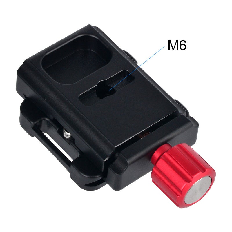 ANDOER DC-34 Quick Release Plate Clamp Adapter Red/Black - Image 5