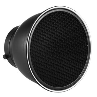 Standard Reflector Diffuser Lamp Shade Dish with 60° Honeycomb Grid 7inch Multicolour - v1602683730/N40984565A_1