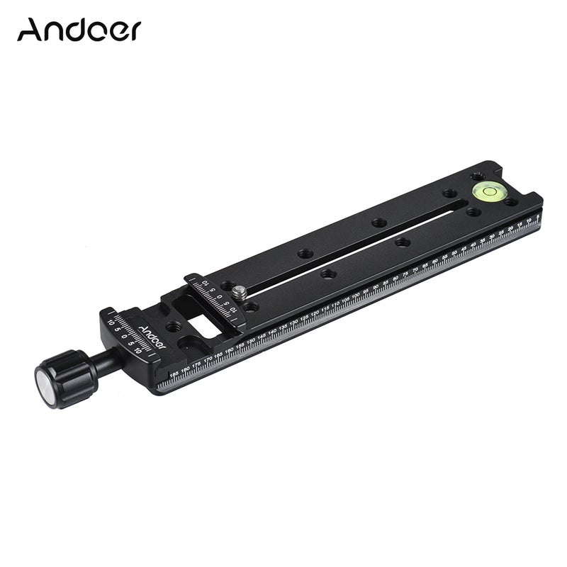 ANDOER FNR-200 200mm Quick Release Plate Accessories Black - Image 1