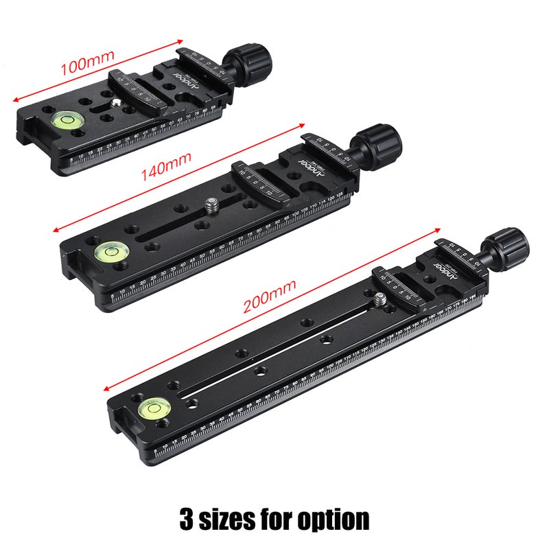 ANDOER FNR-200 200mm Quick Release Plate Accessories Black - Image 3