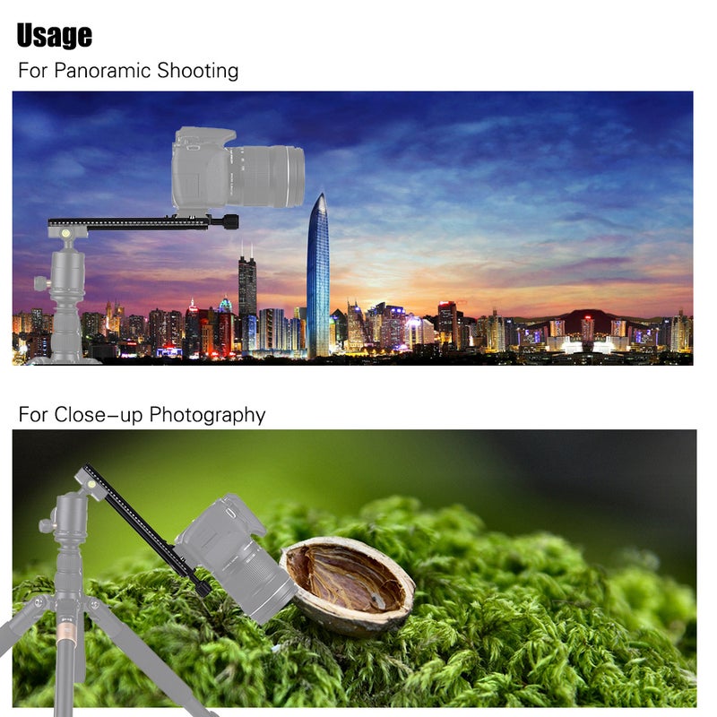 ANDOER FNR-200 200mm Quick Release Plate Accessories Black - Image 2