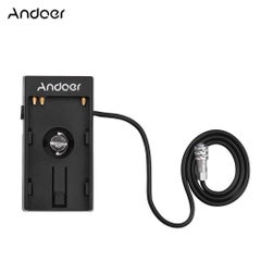 ANDOER Camera DV Battery Power Supply Mount Plate Adapter Black  - Image 1