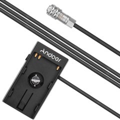 ANDOER Camera DV Battery Power Supply Mount Plate Adapter Black  - Image 4
