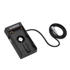 ANDOER Camera DV Battery Power Supply Mount Plate Adapter Black  - Image 3