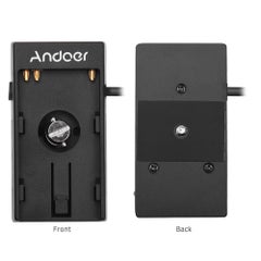 ANDOER Camera DV Battery Power Supply Mount Plate Adapter Black  - Image 2
