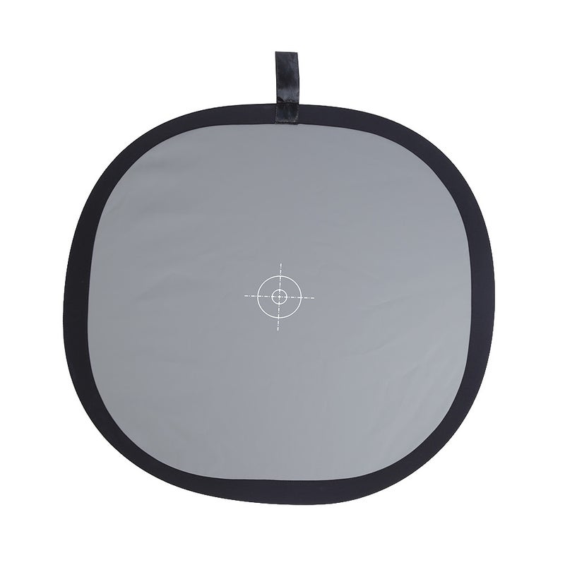 Generic Foldable Reflector Card With Carrying Bag 24 x 23cm Grey/Black  - Image 1