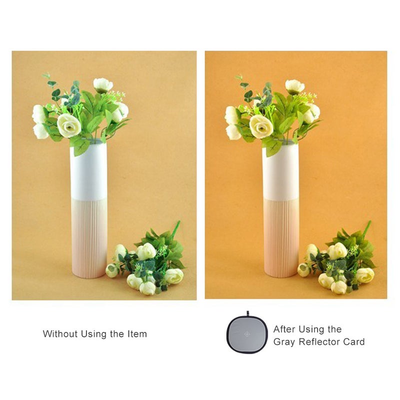 Generic Foldable Reflector Card With Carrying Bag 24 x 23cm Grey/Black  - Image 4