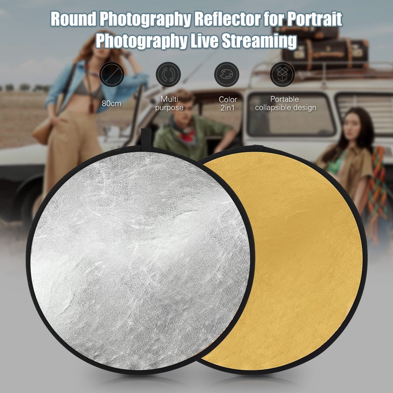 5-in-1 Photography Light Reflector With Carry Bag Multicolour  - Image 2