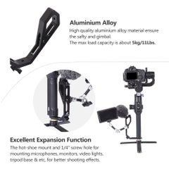 Generic Digitalfoto L-Shape Single Handle Gimbal Stabilizer Black  - Image 5
